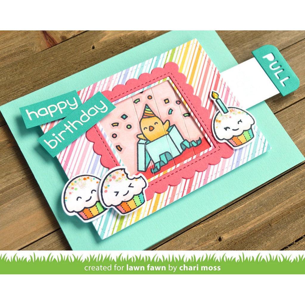 Lawn Fawn - Clear Stamps - Birthday Before &#39;n Afters-ScrapbookPal