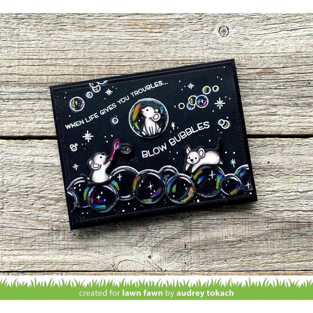 Lawn Fawn - Clear Stamps - Bubbles of Joy-ScrapbookPal