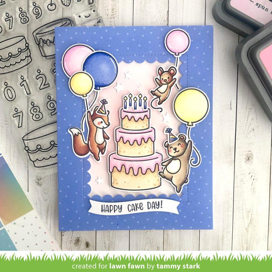 Lawn Fawn - Clear Stamps - Cake It Easy-ScrapbookPal
