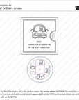 Lawn Fawn - Clear Stamps - Car Critters-ScrapbookPal