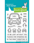 Lawn Fawn - Clear Stamps - Car Critters-ScrapbookPal