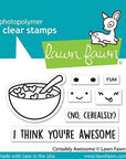 Lawn Fawn - Clear Stamps - Cerealsly Awesome-ScrapbookPal