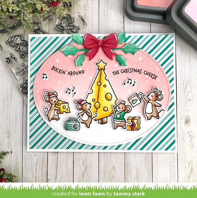 Lawn Fawn - Clear Stamps - Cheesy Christmas-ScrapbookPal