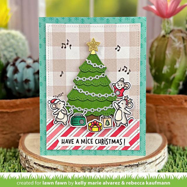 Lawn Fawn - Clear Stamps - Cheesy Christmas-ScrapbookPal