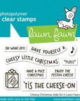 Lawn Fawn - Clear Stamps - Cheesy Christmas Add-On-ScrapbookPal