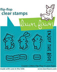 Lawn Fawn - Clear Stamps - Coaster Critters Flip-Flop-ScrapbookPal