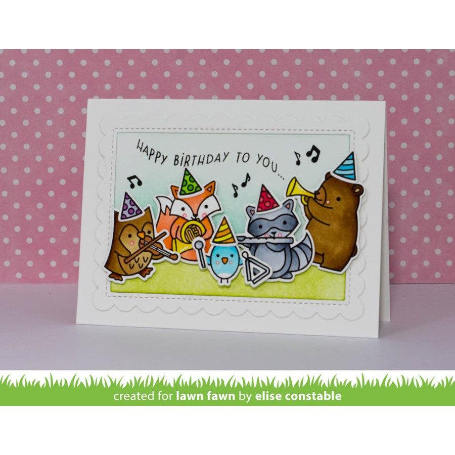 Lawn Fawn - Clear Stamps - Critter Concert-ScrapbookPal