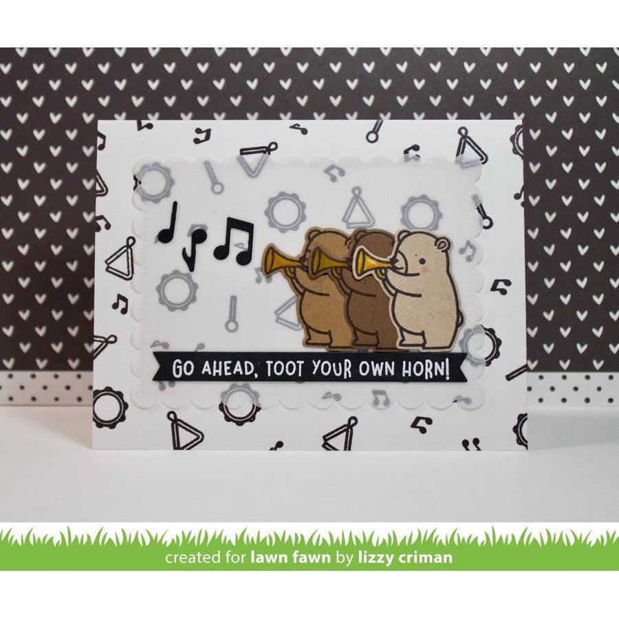 Lawn Fawn - Clear Stamps - Critter Concert-ScrapbookPal