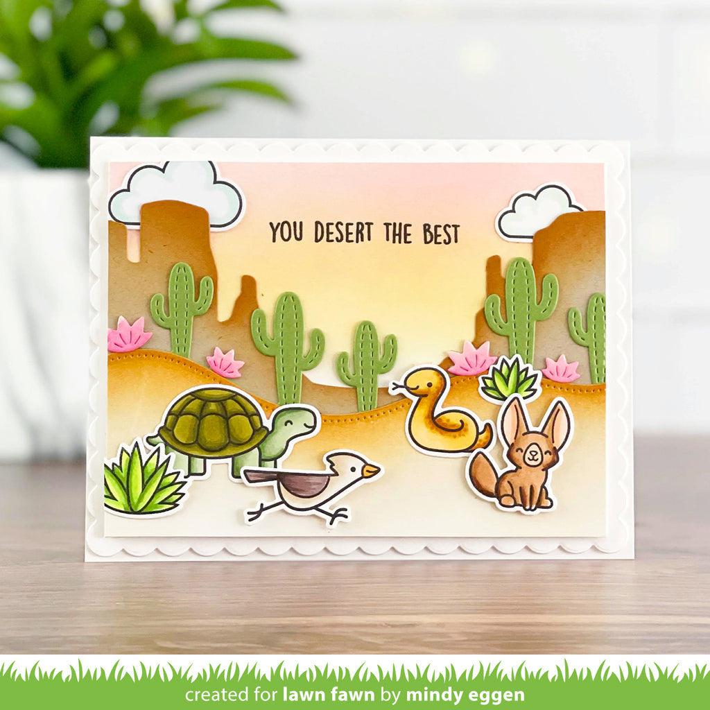 Lawn Fawn - Clear Stamps - Critters In The Desert-ScrapbookPal