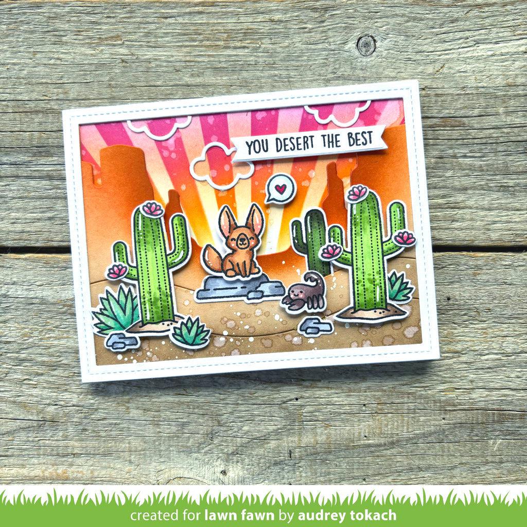 Lawn Fawn - Clear Stamps - Critters In The Desert-ScrapbookPal