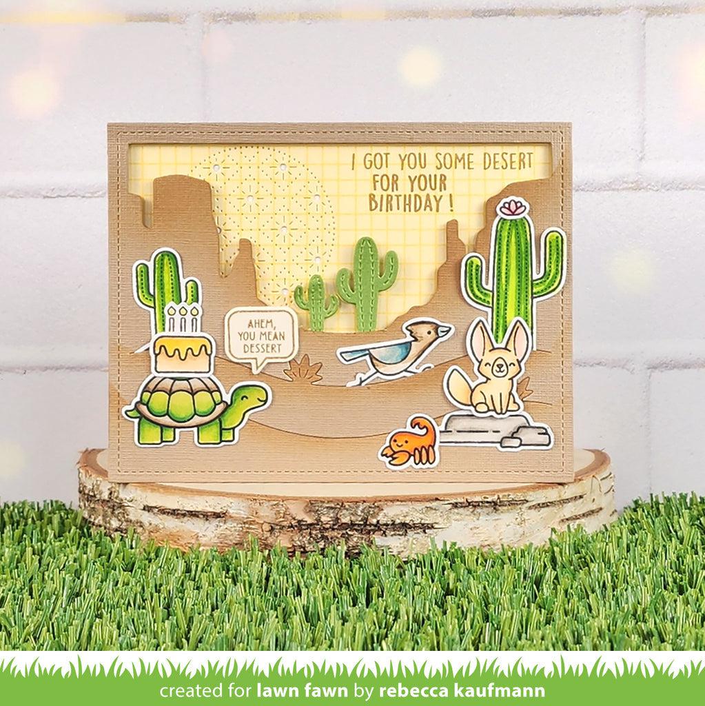 Lawn Fawn - Clear Stamps - Critters In The Desert-ScrapbookPal