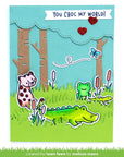 Lawn Fawn - Clear Stamps - Croc My World-ScrapbookPal