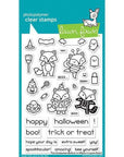 Lawn Fawn - Clear Stamps - Fox Costumes Before 'n Afters-ScrapbookPal