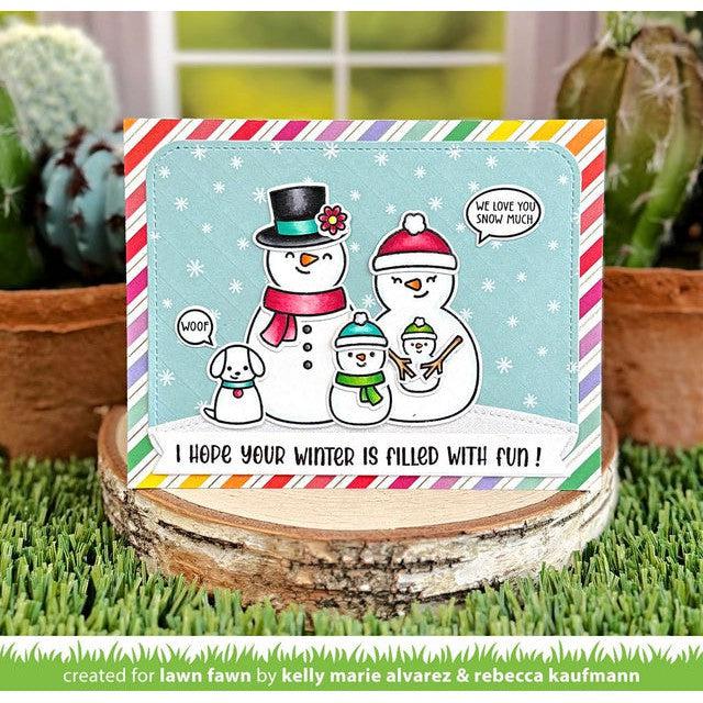 Lawn Fawn - Clear Stamps - Frosty Family-ScrapbookPal