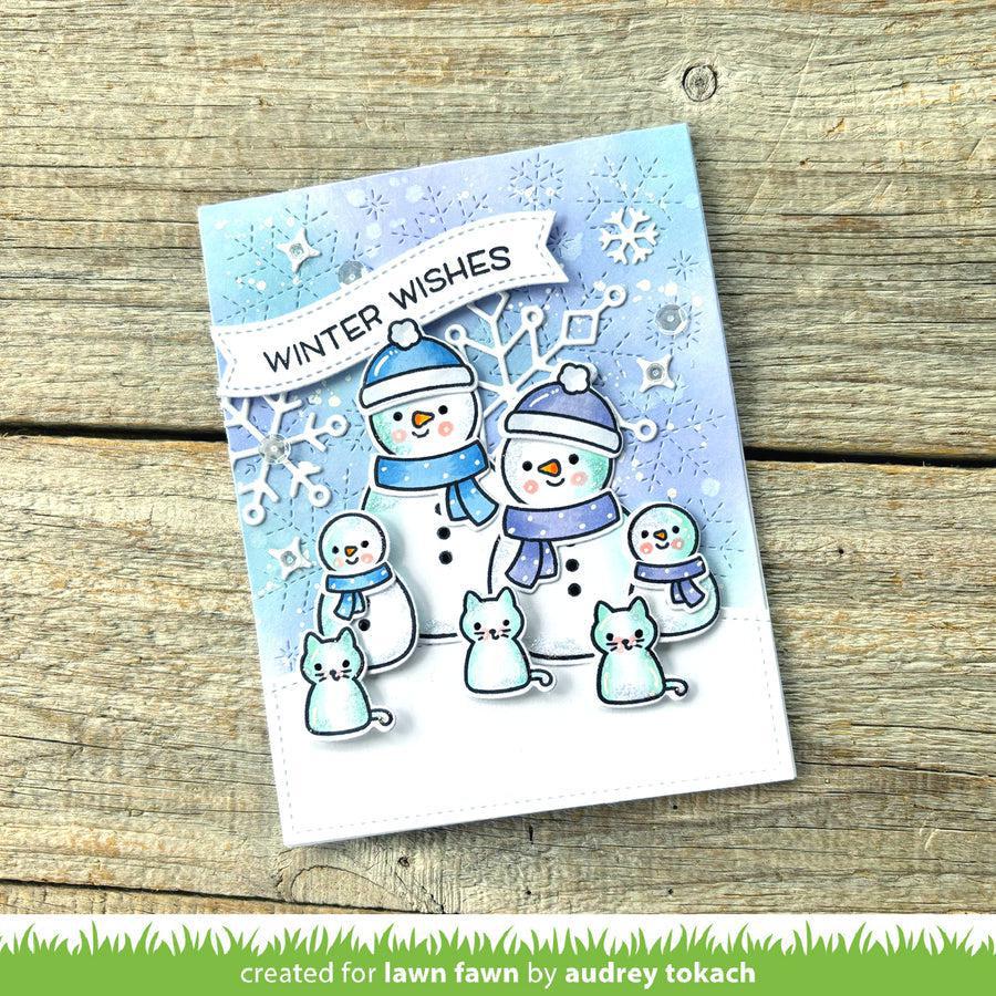 Lawn Fawn - Clear Stamps - Frosty Family Add-On-ScrapbookPal