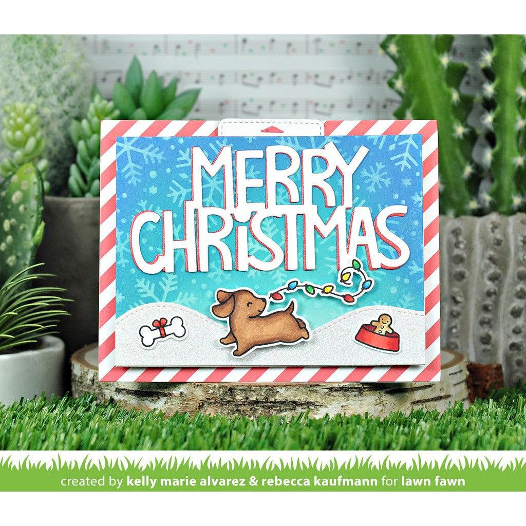 Lawn Fawn - Clear Stamps - Furry And Bright-ScrapbookPal