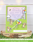 Lawn Fawn - Clear Stamps - Give It A Whirl Messages: Friends-ScrapbookPal