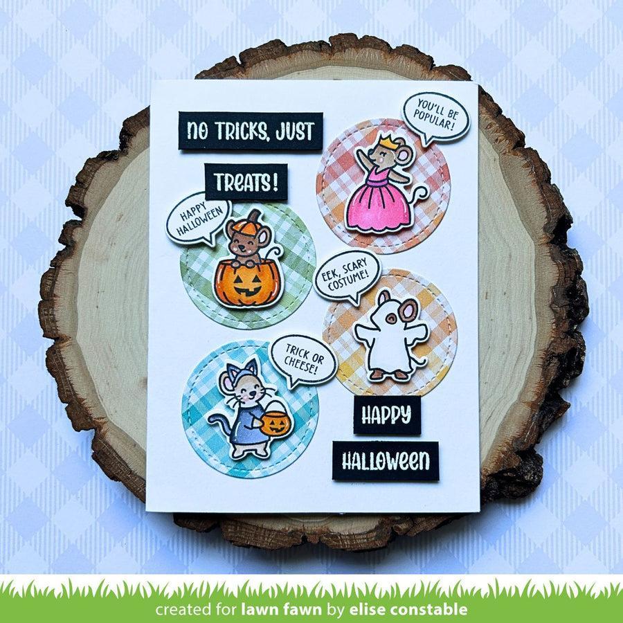 Lawn Fawn - Clear Stamps - Halloween Mice-ScrapbookPal