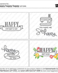 Lawn Fawn - Clear Stamps - Happy Happy Happy-ScrapbookPal