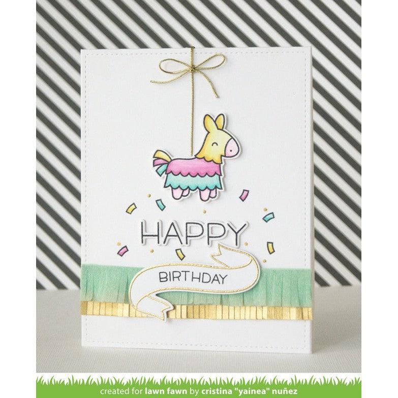 Lawn Fawn - Clear Stamps - Happy Happy Happy-ScrapbookPal