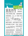 Lawn Fawn - Clear Stamps - Happy Happy Happy-ScrapbookPal