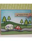 Lawn Fawn - Clear Stamps - Happy Trails-ScrapbookPal