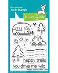 Lawn Fawn - Clear Stamps - Happy Trails-ScrapbookPal