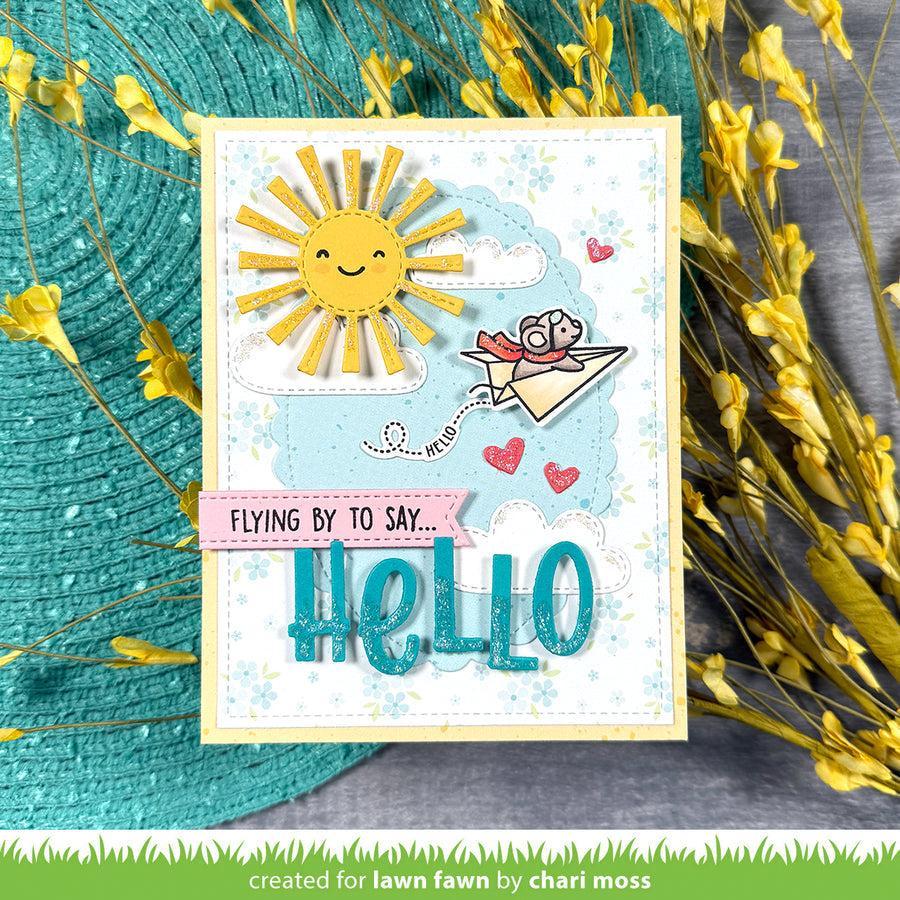 Lawn Fawn - Clear Stamps - Have A Mice Flight-ScrapbookPal