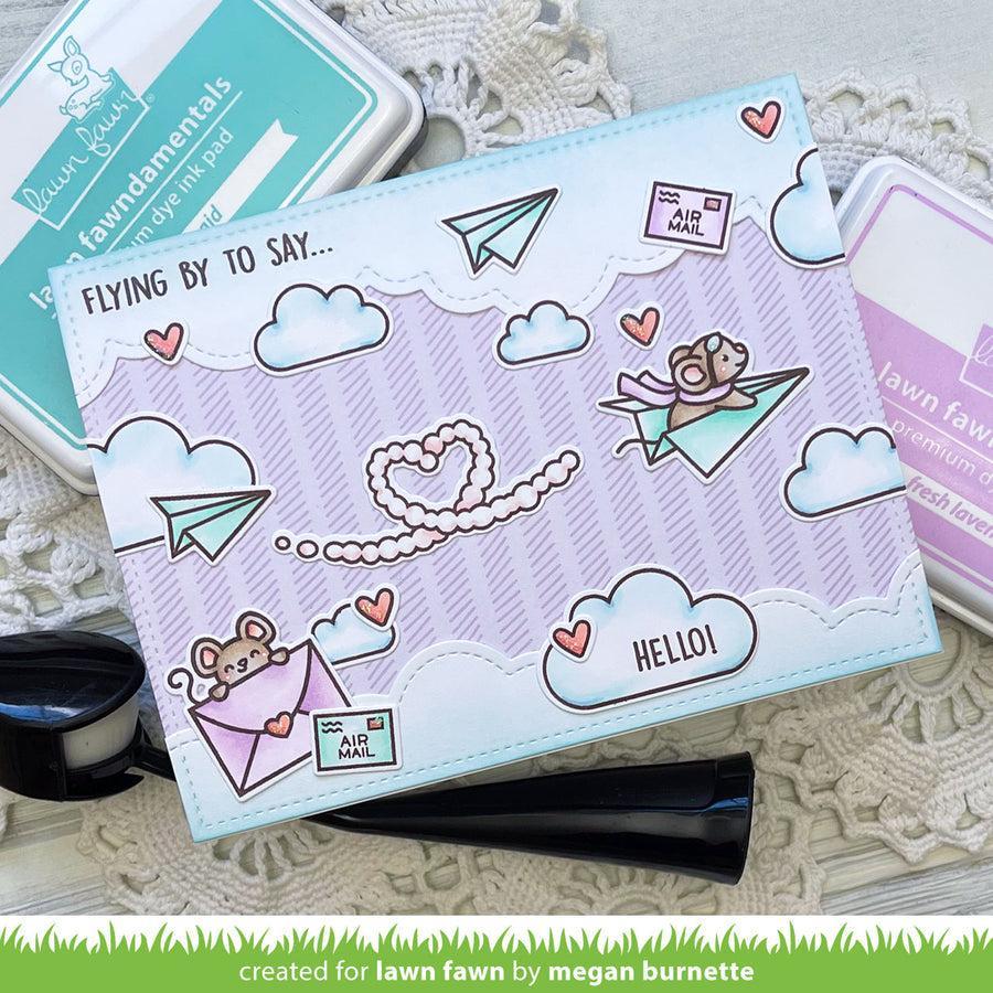 Lawn Fawn - Clear Stamps - Have A Mice Flight-ScrapbookPal