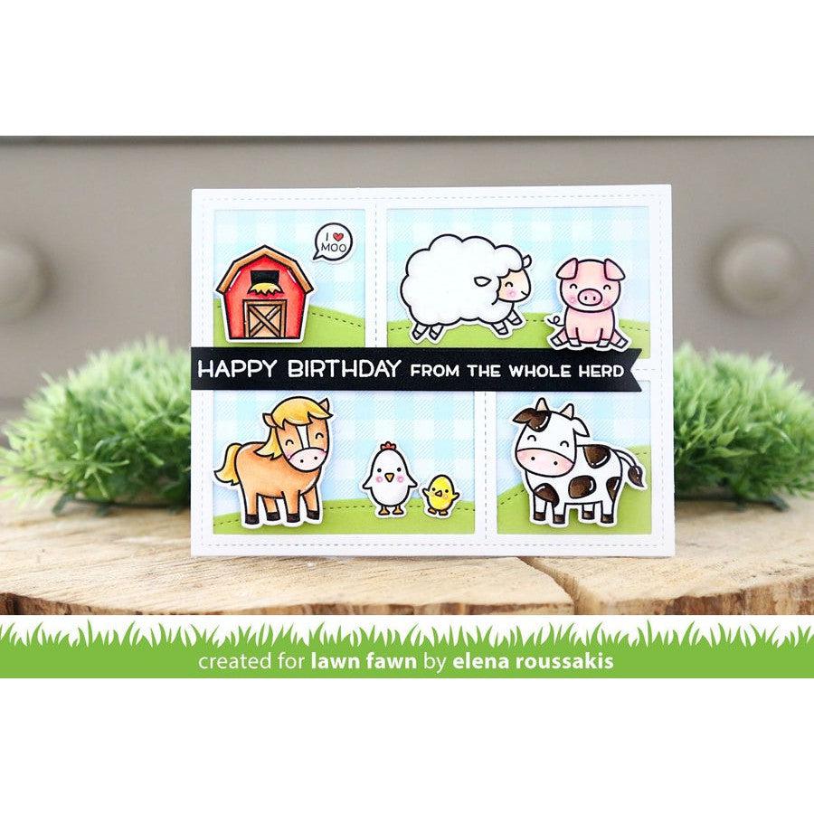 Lawn Fawn - Clear Stamps - Hay There-ScrapbookPal