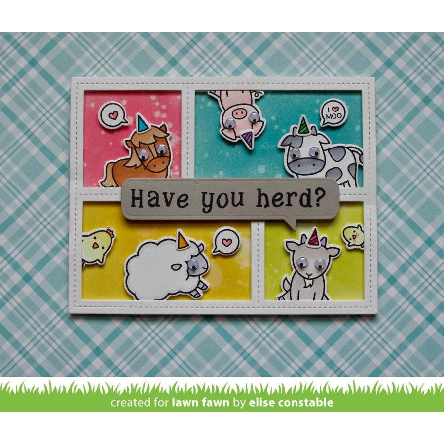 Lawn Fawn - Clear Stamps - Hay There-ScrapbookPal