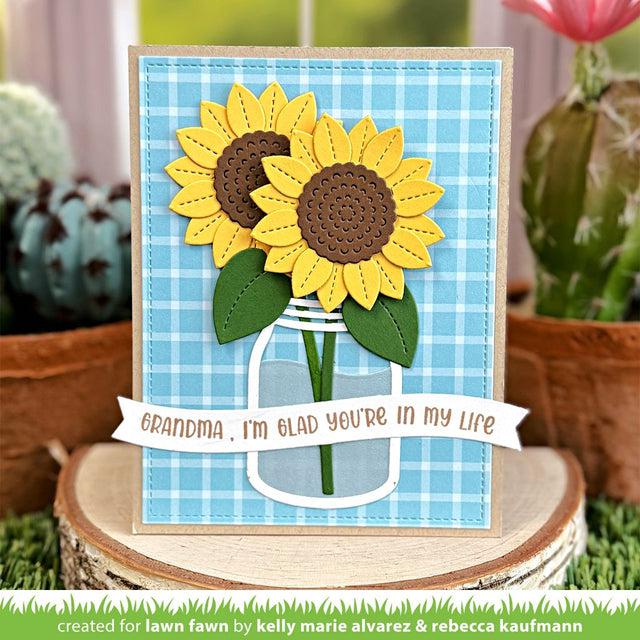 Lawn Fawn - Clear Stamps - Henry&#39;S Build-A-Sentiment: Family-ScrapbookPal