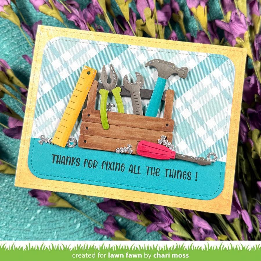 Lawn Fawn - Clear Stamps - Henry's Build-A-Sentiment: Tools-ScrapbookPal
