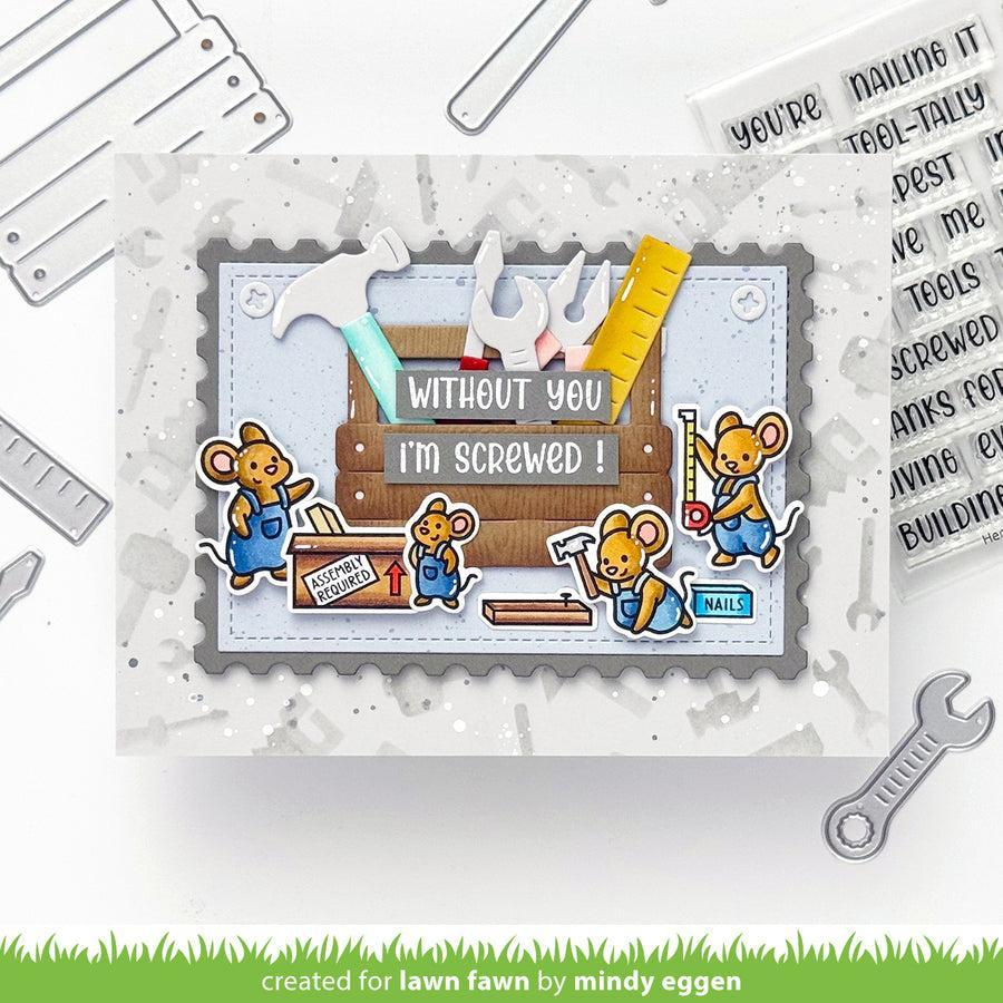 Lawn Fawn - Clear Stamps - Henry's Build-A-Sentiment: Tools-ScrapbookPal