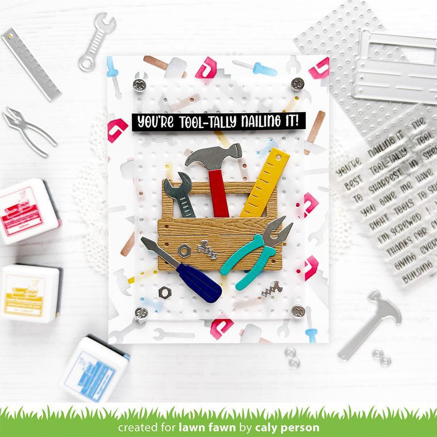 Lawn Fawn - Clear Stamps - Henry's Build-A-Sentiment: Tools-ScrapbookPal