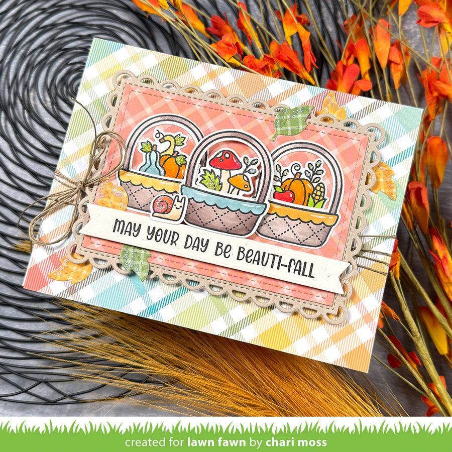 Lawn Fawn - Clear Stamps - Henry's Build-a-Sentiment: Fall-ScrapbookPal