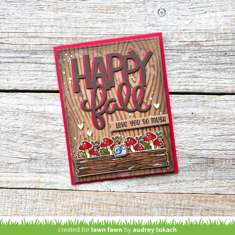 Lawn Fawn - Clear Stamps - Henry's Build-a-Sentiment: Fall-ScrapbookPal