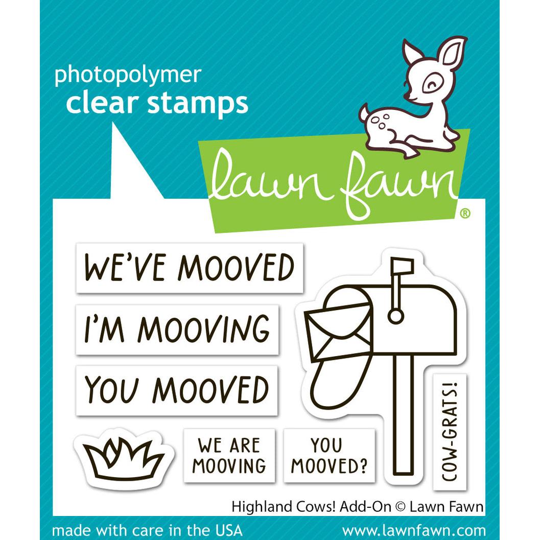 Lawn Fawn - Clear Stamps - Highland Cows! Add-On-ScrapbookPal