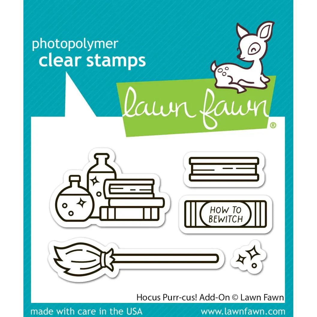 Lawn Fawn - Clear Stamps - Hocus Purr-cus! Add-On-ScrapbookPal
