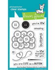 Lawn Fawn - Clear Stamps - How You Bean? Buttons Add-On-ScrapbookPal