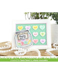 Lawn Fawn - Clear Stamps - How You Bean? Conversation Heart Add-On-ScrapbookPal