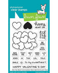 Lawn Fawn - Clear Stamps - How You Bean? Conversation Heart Add-On-ScrapbookPal