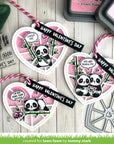 Lawn Fawn - Clear Stamps - I Heart Pandas-ScrapbookPal