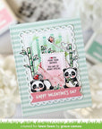 Lawn Fawn - Clear Stamps - I Heart Pandas Add-On-ScrapbookPal