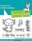 Lawn Fawn - Clear Stamps - I Like You (A Lotl)-ScrapbookPal