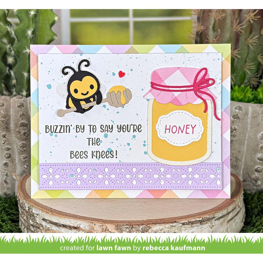 Lawn Fawn - Clear Stamps - Jam And Honey Sentiments-ScrapbookPal