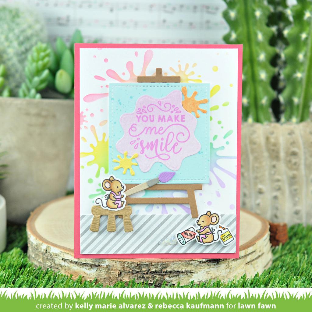 Lawn Fawn - Clear Stamps - Just Add Glitter-ScrapbookPal