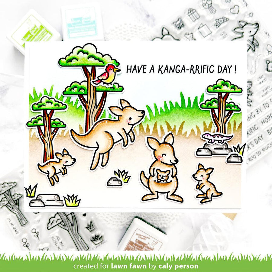 Lawn Fawn - Clear Stamps - Kanga-Rrific-ScrapbookPal