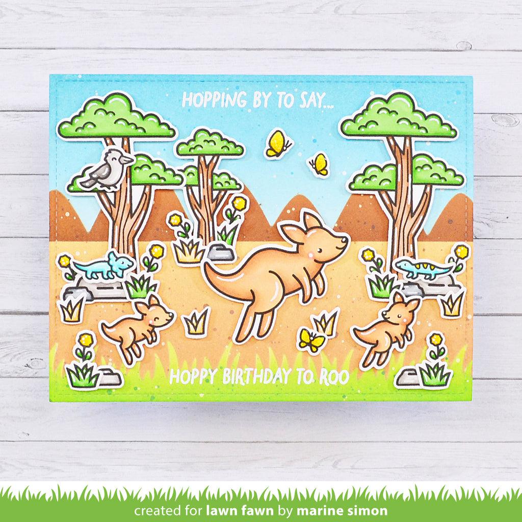 Lawn Fawn - Clear Stamps - Kanga-Rrific Add-On-ScrapbookPal