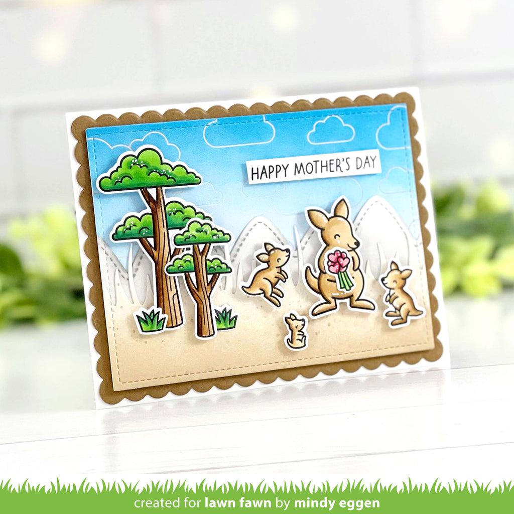 Lawn Fawn - Clear Stamps - Kanga-Rrific Add-On-ScrapbookPal